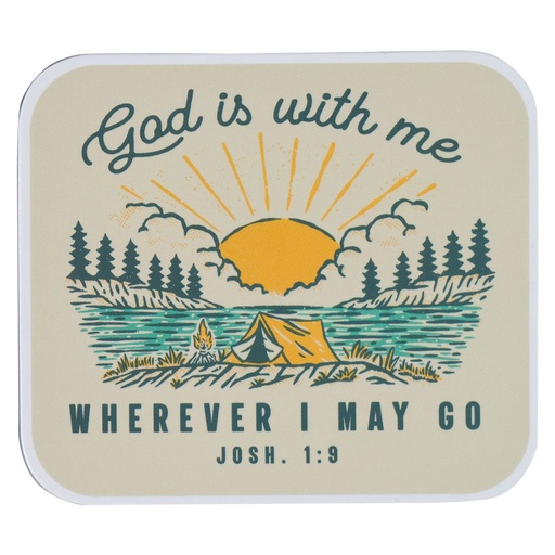 [MG199] Magnet God Is With Me Joshua 1:9
