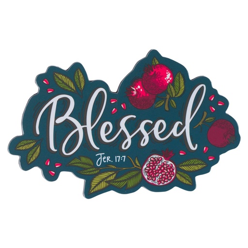 [MG195] Magnet Blessed Jeremiah 17:7