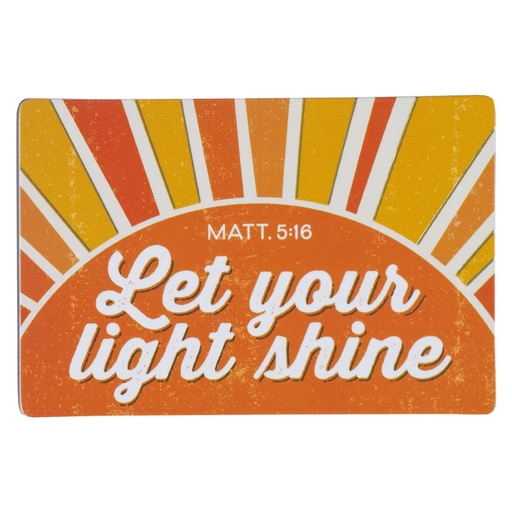 [MG191] Magnet Let Your Light Shine Matthew 5:16