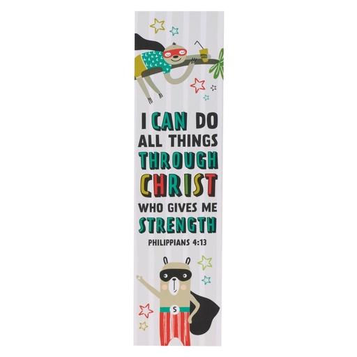 [BMP134] BMK I Can Do All Things Raccoon Superhero (10 Pack)