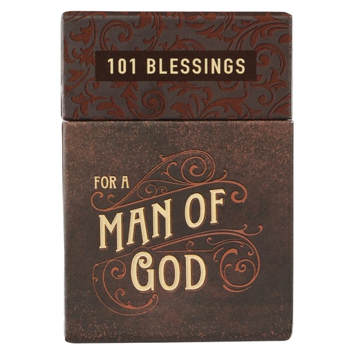 [BX150] 101 Blessings For A Man of God Box of Blessings