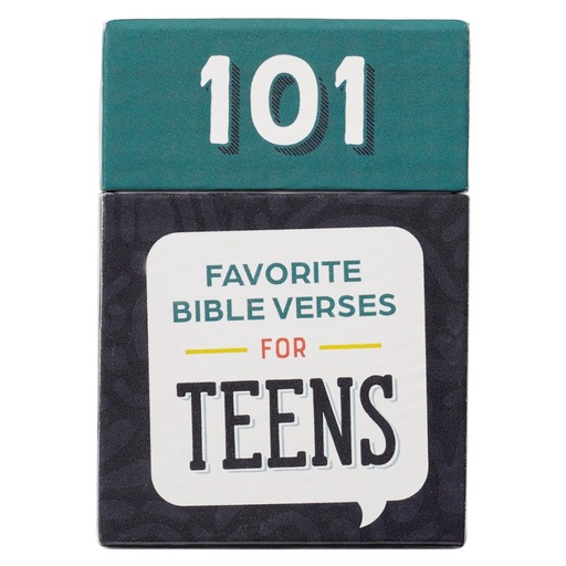 [BX154] 101 Favourite Bible Verses For Teens Box of Blessing