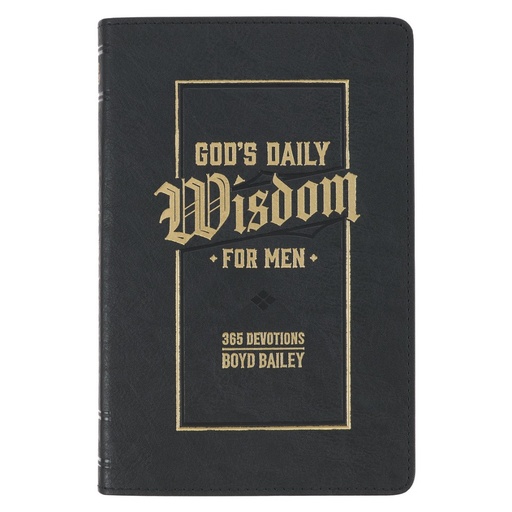 [DEV088] God's Daily Wisdom For Men Brown Devotional