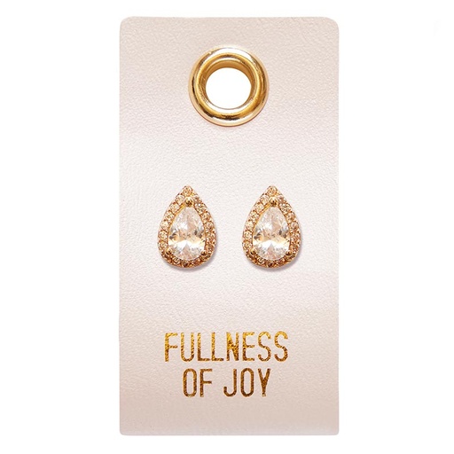 [J5755F] Stud Earrings Fullness Of Joy