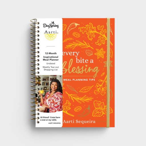 [U2138] Undated 12 Month Planner Every Bite A Blessing