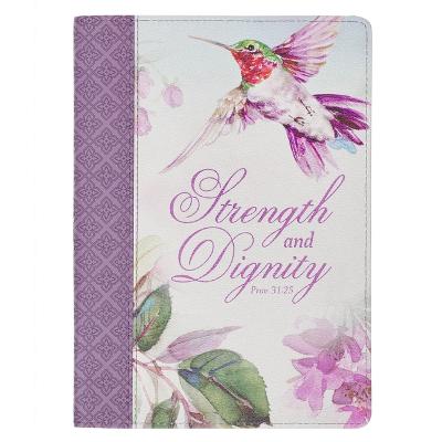 [JL728] Journal Classic Zip Strength & Dignity Purple