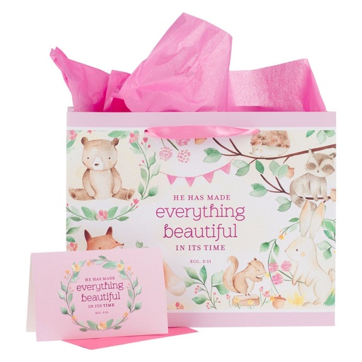 [GBA389] Gift Bag Everything Beautiful Large w/Card