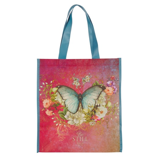 [TOT174] Tote Bag Be Still Butterfly Pink