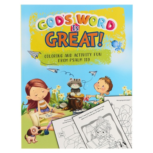 [KDS808] God's Word Is Great Colouring Activity Book