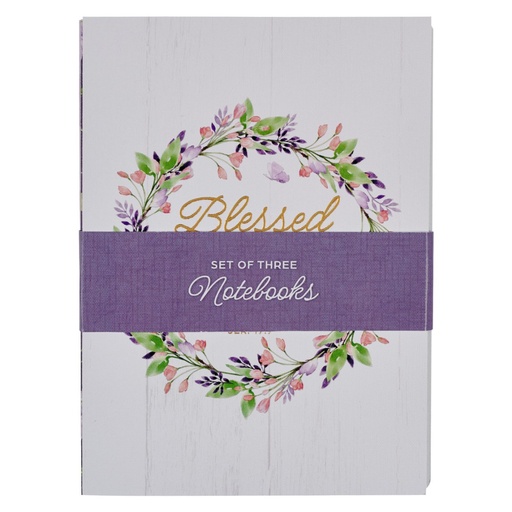 [NBS074] Notebook Set 3 pc Lord's Mercies Purple