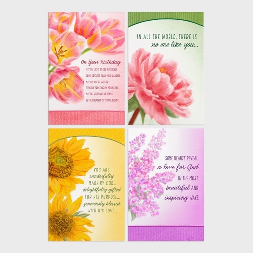 [U1199] GC: Boxed Birthday Classic Florals