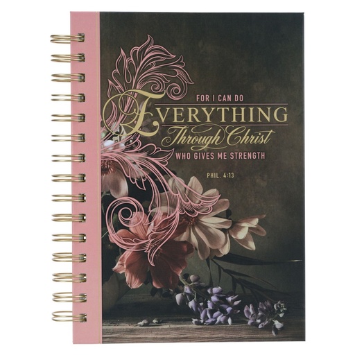 [JLW150] Journal Large I Can Do Everything Pink Wirebound