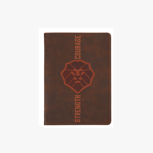 [JL722] Journal Classic Strength & Courage Brown
