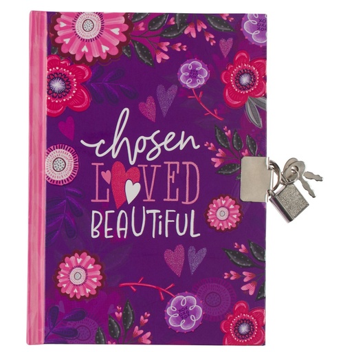 [SNB002] Secret Diary Chosen Loved Beautiful Pink Floral