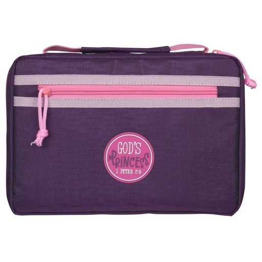 [BBL804] Bible Case Large Gods Princess Pink/Purple Floral
