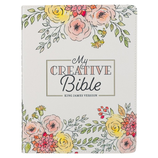[KJV226] KJV My Creative Bible Floral Faux Leather