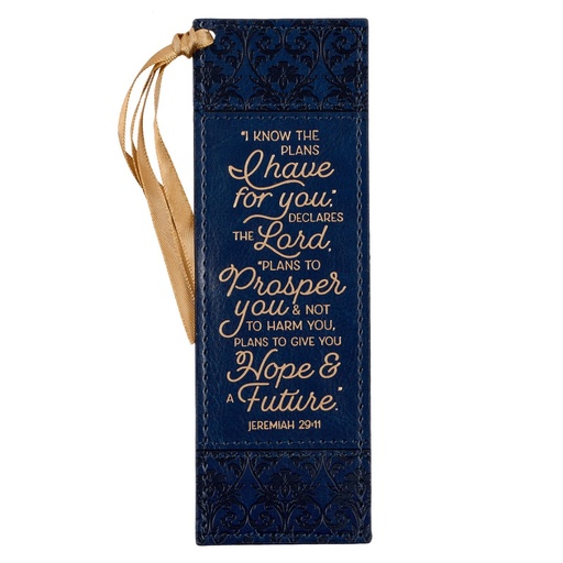 [BMF154] Pagemarker I Know The Plans Blue Faux Leather
