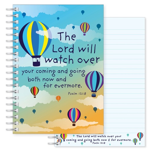 [N172] Notebook Lord Will Watch Over A5 Wirebound
