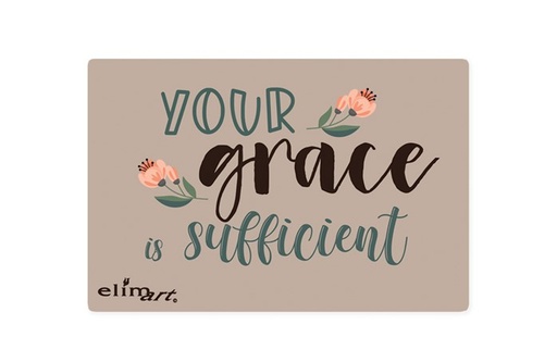 [HEFM5136-OM] Floor Mat Your Grace Is Sufficient