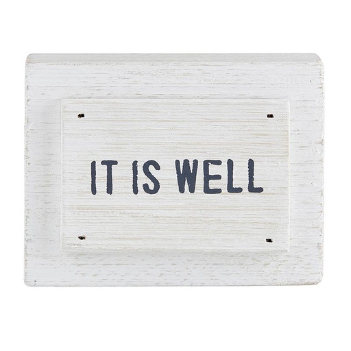 [N2373F] Block It Is Well Whitewashed Wood
