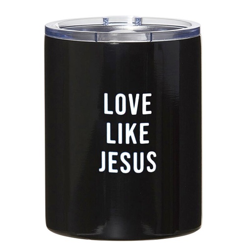 [N1473F] Small Tumbler Love Like Jesus Black