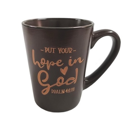[GEMG5952-OM] Mug Hope In God Brown