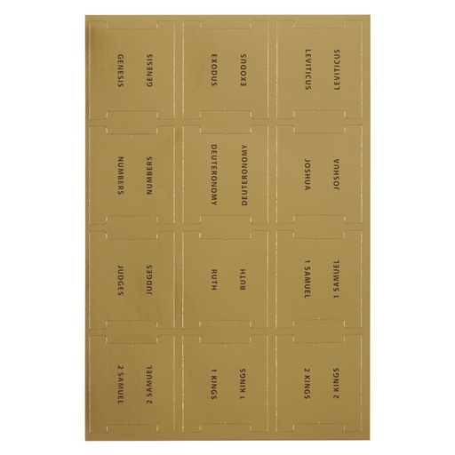 [ITAB029] Bible Indexing Tab For Gold Edged Bibles