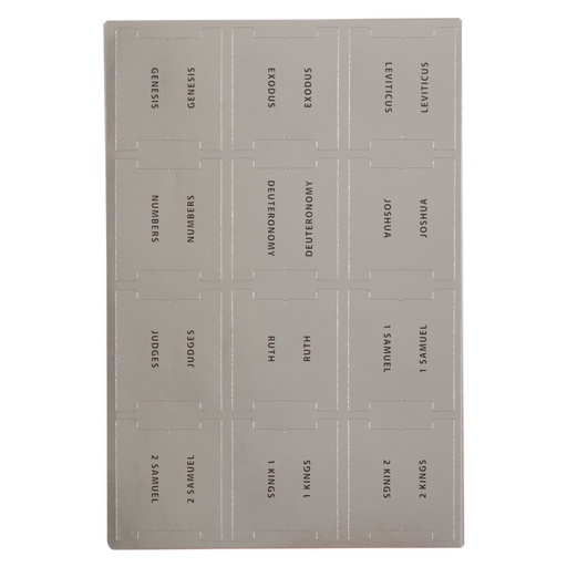 [ITAB030] Bible Indexing Tab For Silver Edged Bible