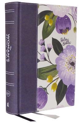 [9781400332403] KJV Woman's Study Bible Purple Floral Fabric/H/C