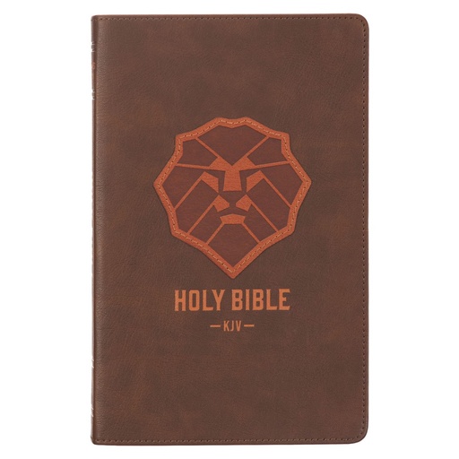[KJV239] KJV Kids Bible Lion Brown Index