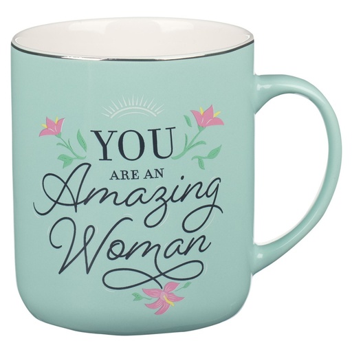 [MUG984] Mug You Are An Amazing Woman Teal