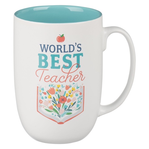 [MUG994] Mug World's Best Teacher Teal Interior
