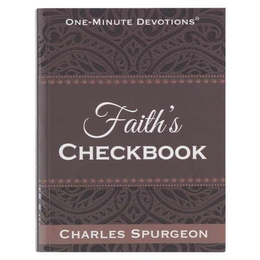 [OM089] One Minute Devotions Faith's Checkbook Brown