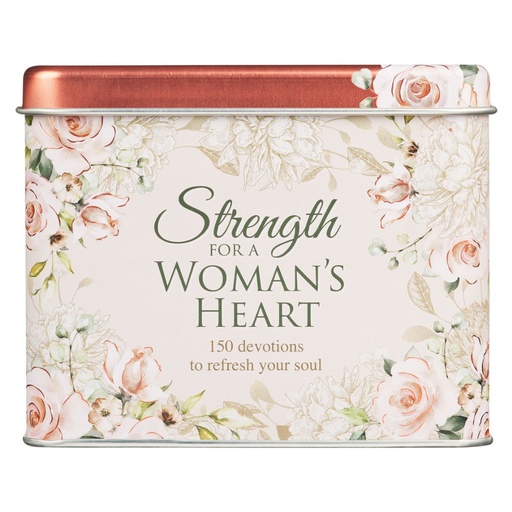 [TIN047] Tin Strength For A Woman's Heart Devotional Cards