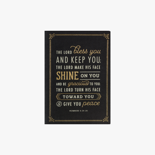 [JL682] Journal Lord Bless You Classic Black/Gold