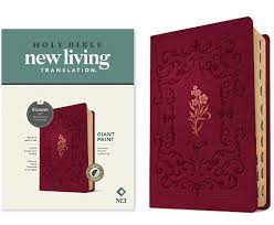 [9781496482303] NLT Giant Print Bible Filament Cranberry Indexed I/L