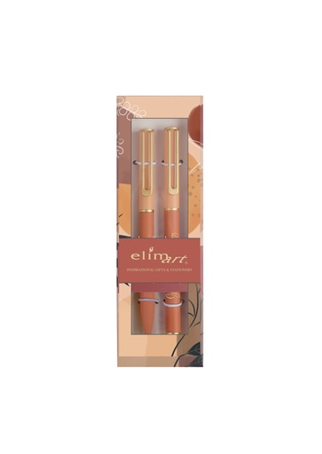 [GEBP5756-OM] Gift Pen Set Give Thanks Orange w/Case
