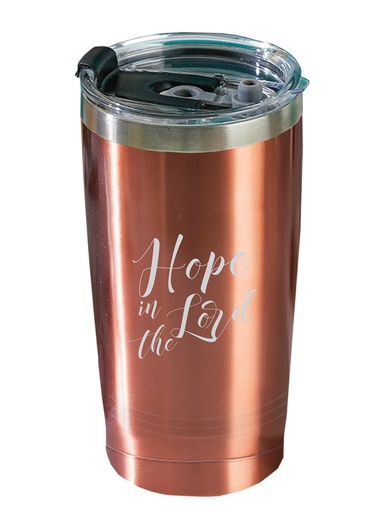 [GEWB5461-OM] Tumbler Mug Hope In The Lord Bronze SS