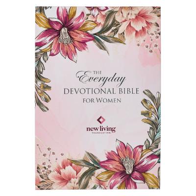 [DVB014] NLT Everyday Devotional Bible For Women Pink Floral