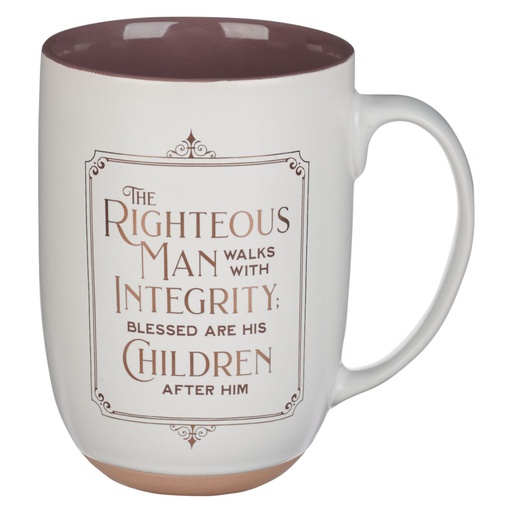 [MUG953] Mug Righteous Man Walks With Integrity
