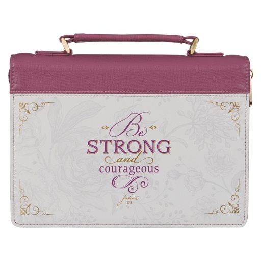 [BBL769] Bible Case Large Be Strong Topas Pink