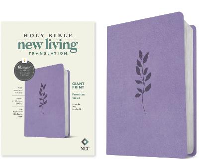 [9781496482624] NLT Bible Giant Print Premium Value Filament Lavender