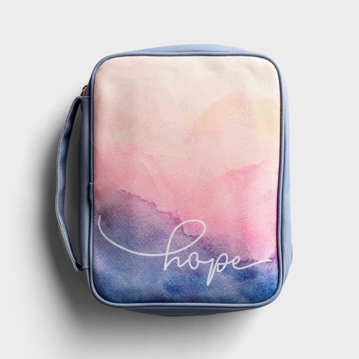 [J8761] Bible Case Hope Watercolour Canvas (IOS)