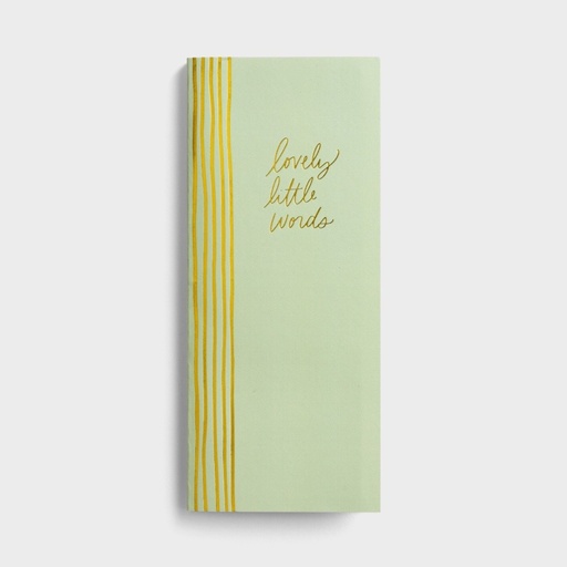 [J9963] Studio 71 Lovely Little Words Sticky Pad Book