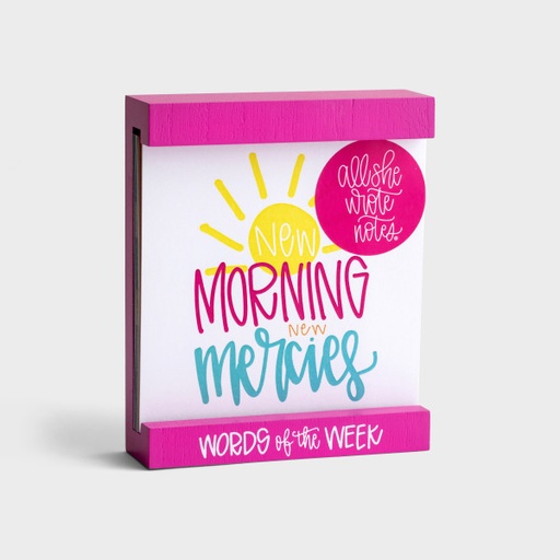 [J9647] Tabletop Décor Morning Words of The Week