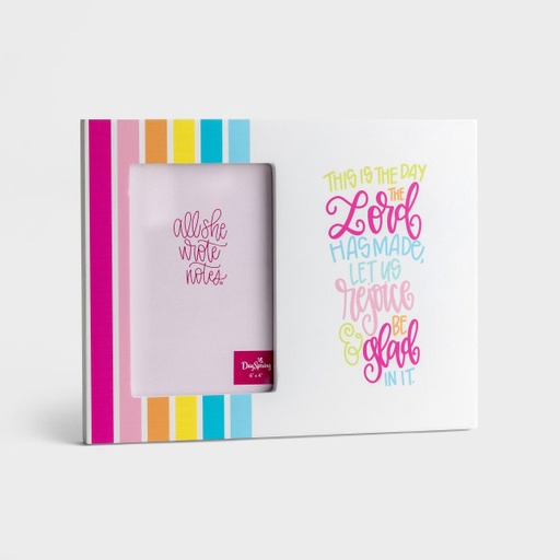 [J9523] Photo Frame This Is The Day Pink