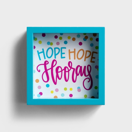 [J9516] Wall Décor Hope Hope Hooray