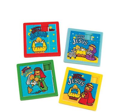 [36/13540SINGLE] Slide Puzzle Happy Birthday Jesus Single