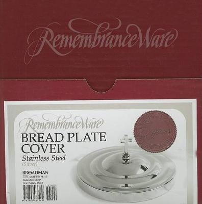 [9780805485462] Communion Bread Plate Cover Silvertone