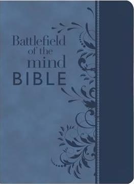 [9781455595334] Amplified Battlefield Of The Mind Bible Imitation leath Blue